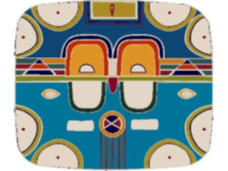 Sticker Custom Preview Image #079751 International Africa Art Design Mask07