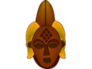 Sticker Custom Preview Image #079754 International Africa Art Design Mask10