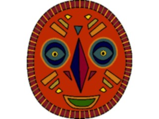 Sticker Custom Preview Image #079758 International Africa Art Design Mask14