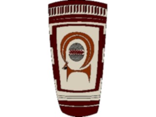 Sticker Custom Preview Image #079791 International Africa Art Design Vase