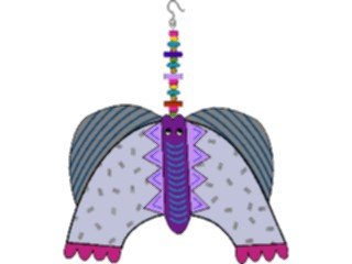 Sticker Custom Preview Image #079793 International Africa Clothing Accessories Earring Elephant