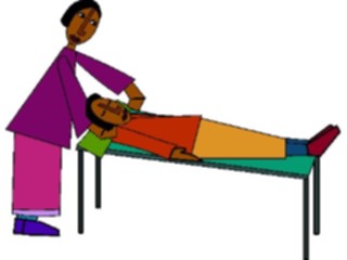 Sticker Custom Preview Image #079826 International Africa Occupations Chiropractor