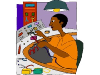 Sticker Custom Preview Image #079835 International Africa Occupations Jeweler