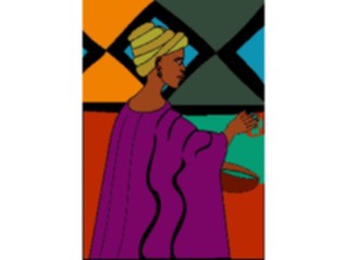 Sticker Custom Preview Image #079844 International Africa Occupations Painter3