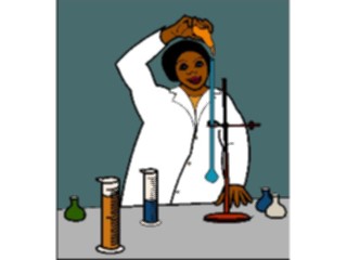 Sticker Custom Preview Image #079851 International Africa Occupations Scientist