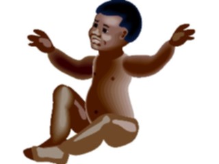 Sticker Custom Preview Image #079858 International Africa People Cartoons Baby