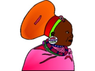 Sticker Custom Preview Image #079865 International Africa People Cartoons Headdress1