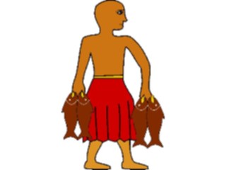 Sticker Custom Preview Image #079880 International Africa People Cartoons Man Carrying Fish
