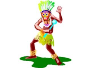 Sticker Custom Preview Image #079884 International Africa People Cartoons Man Wearing Mask