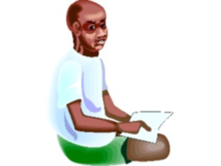 Sticker Custom Preview Image #079892 International Africa People Cartoons Schoolboy