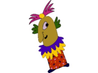 Sticker Custom Preview Image #079893 International Africa People Cartoons Shy