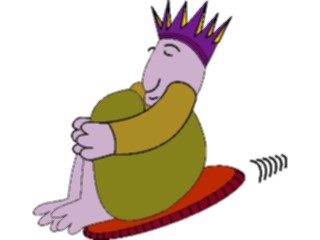 Sticker Custom Preview Image #079894 International Africa People Cartoons Sitting1