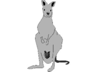 Sticker Custom Preview Image #079951 International Australia Kangaroo2