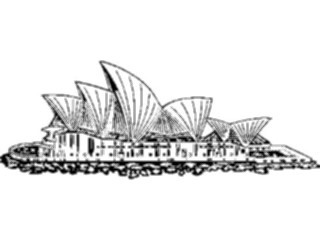 Sticker Custom Preview Image #079957 International Australia Sydney Opera House01