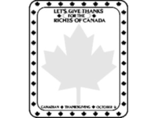 Sticker Custom Preview Image #079981 International Canada Canada Thanks Frame