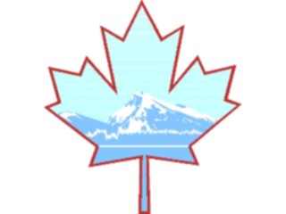 Sticker Custom Preview Image #079995 International Canada Maple Leaf1