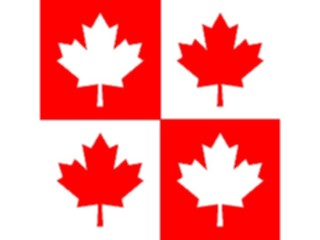 Sticker Custom Preview Image #079999 International Canada Maple Leaf Background