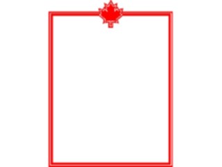 Sticker Custom Preview Image #080004 International Canada Maple Leaf Frame2