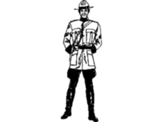 Sticker Custom Preview Image #080006 International Canada Mountie2