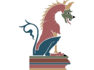 Sticker Custom Preview Image #080092 International Greece Art Design Gargoyle04