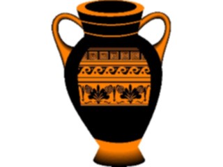 Sticker Custom Preview Image #080111 International Greece Art Design Vase2