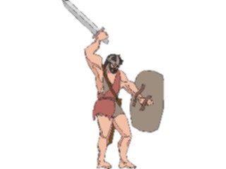 Sticker Custom Preview Image #080130 International Greece People Gaulish Warrior
