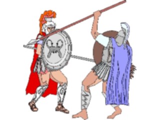 Sticker Custom Preview Image #080133 International Greece People Greeks Fighting