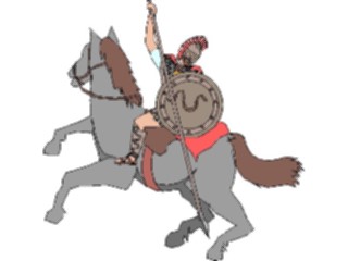 Sticker Custom Preview Image #080134 International Greece People Horseman Greek1