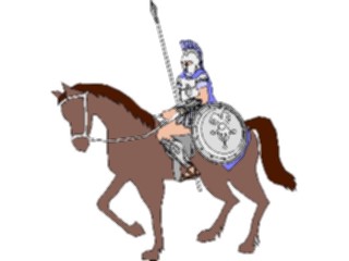 Sticker Custom Preview Image #080135 International Greece People Horseman Greek2