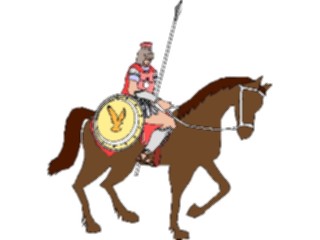 Sticker Custom Preview Image #080137 International Greece People Horseman Greek4