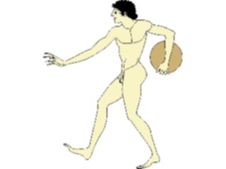 Sticker Custom Preview Image #080148 International Greece People Man Throwing Discus
