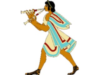 Sticker Custom Preview Image #080152 International Greece People Manwith Flutes