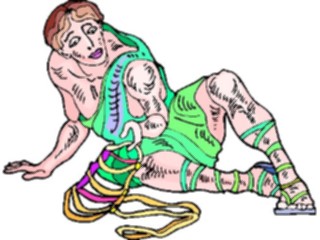 Sticker Custom Preview Image #080153 International Greece People Manwith Harness