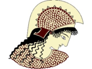 Sticker Custom Preview Image #080164 International Greece People Profile Female3