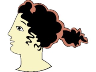 Sticker Custom Preview Image #080165 International Greece People Profile Female4