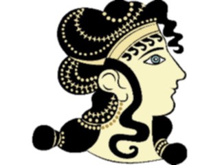 Sticker Custom Preview Image #080166 International Greece People Profile Female5