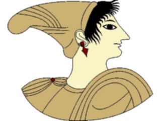 Sticker Custom Preview Image #080167 International Greece People Profile Female6