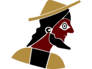 Sticker Custom Preview Image #080175 International Greece People Profile Male07