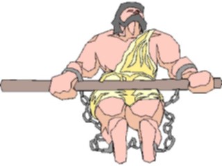 Sticker Custom Preview Image #080185 International Greece People Slave Rowing