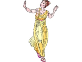 Sticker Custom Preview Image #080202 International Greece People Woman Dancing3