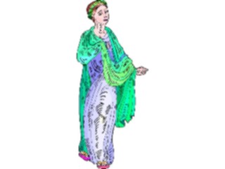 Sticker Custom Preview Image #080208 International Greece People Woman Walking