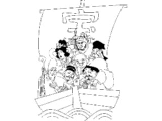 Sticker Custom Preview Image #080294 International Japan General Seven Gods