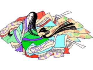 Sticker Custom Preview Image #080301 International Japan General Traditional Woman