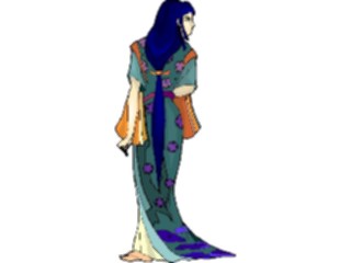 Sticker Custom Preview Image #080307 International Japan General Woman02