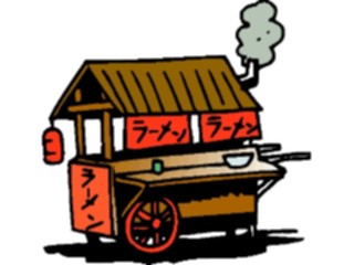 Sticker Custom Preview Image #080430 International Miscellaneous Food Cart