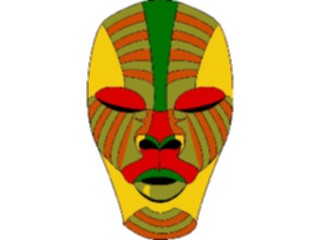 Sticker Custom Preview Image #080443 International Miscellaneous Mask African