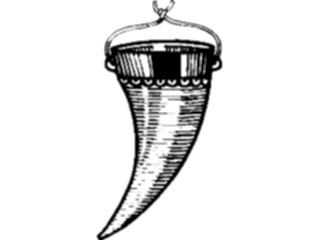Sticker Custom Preview Image #080476 International Miscellaneous Viking Horn1