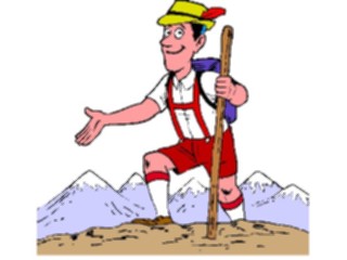 Sticker Custom Preview Image #080590 International People Cartoons Alpine Mountain Climber