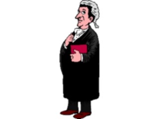 Sticker Custom Preview Image #080599 International People Cartoons Barrister Holding Book2