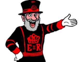 Sticker Custom Preview Image #080603 International People Cartoons Beefeater